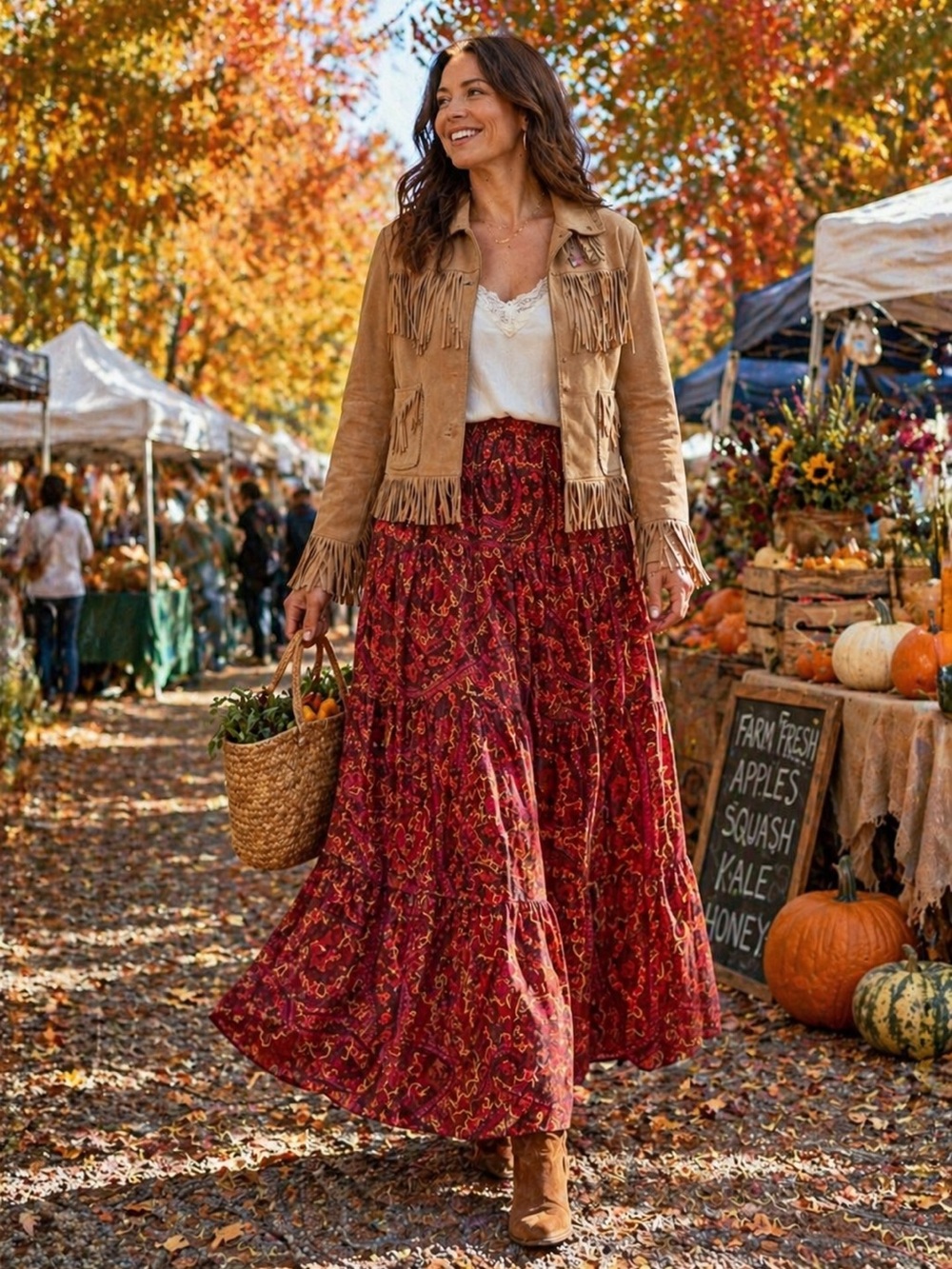 Long Flowy Chiffon Tiered Skirt Size 16